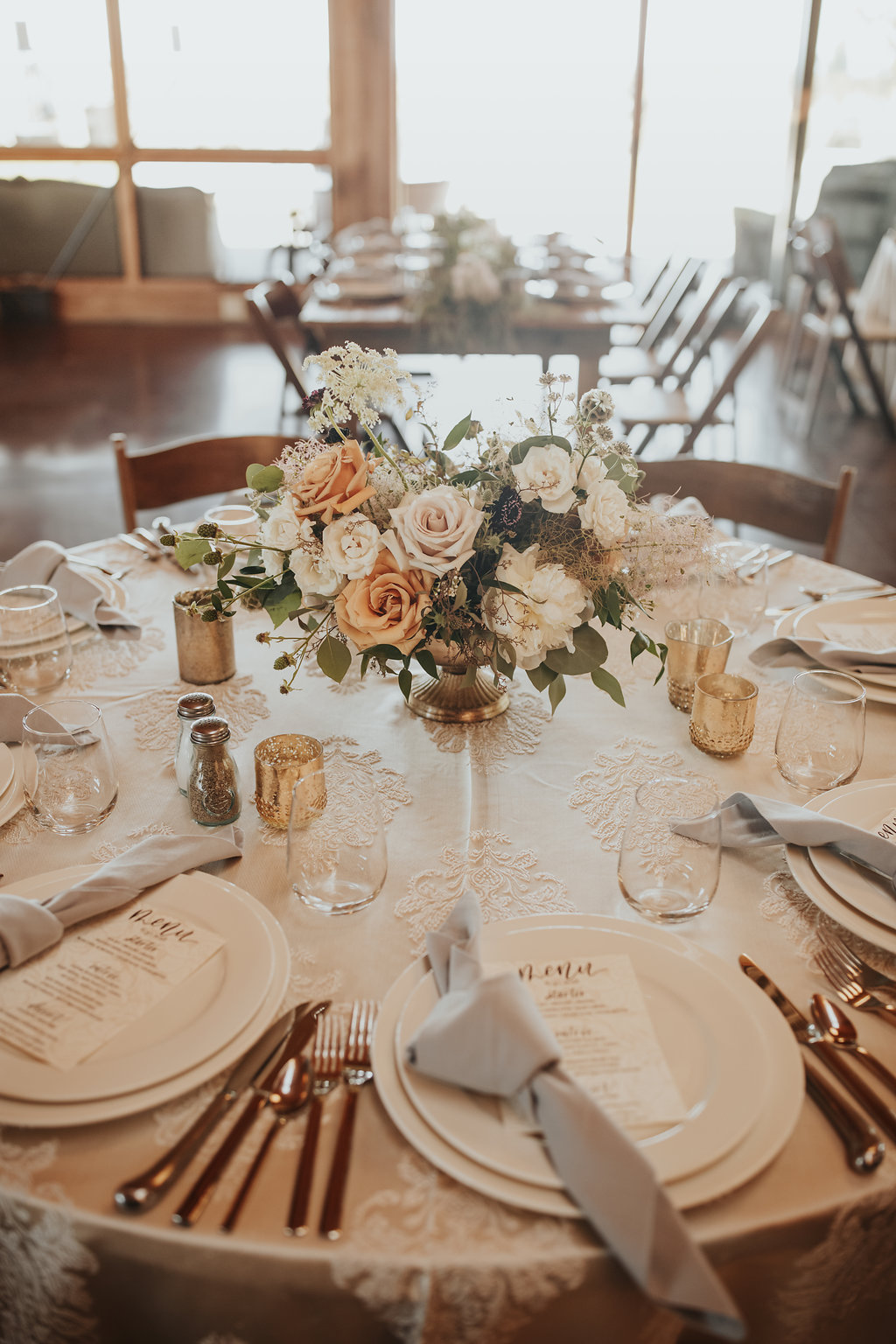 Vintage Inspired Dusty Neutrals- Romantic Ranch Wedding ...